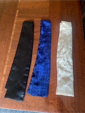 Black, Blue, Cream Ties collection of men’s bow ties
